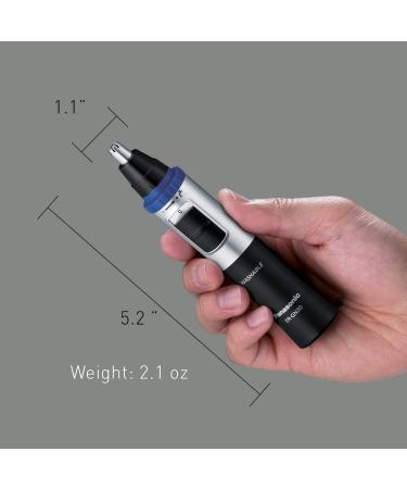 Panasonic ER-GN30-K Nose Ear Hair Trimmer in Blue - Precision Grooming Tool - Buy Online on GoSupps.com