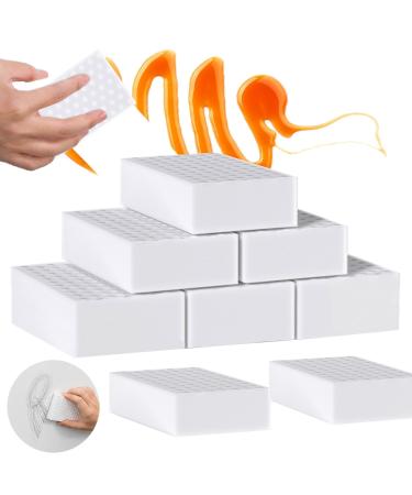 Dirt radier sponge eraser sponge in the sponge 8 pieces white magic sponge 2x plus starch cleaning sponge miracle sponge magic sponge eraser for household kitchen wall 11x7x2cm 8 pieces - Buy Online on GoSupps.com