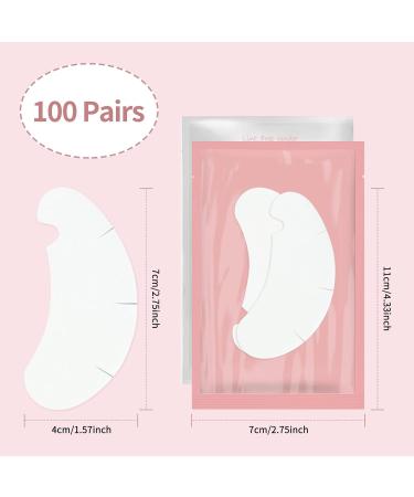 Arqumi Eyelash Extension Pads - 100 Pairs (Individually Packaged) - Buy Online on GoSupps.com
