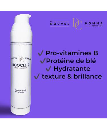 Le Nouvel Homme D.C Boocle's Curling Cream for Frizzy Curly Hair Wheat Protein Pro-Vitamin B - Buy Online on GoSupps.com