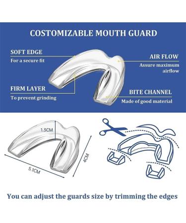 Mouth Guards for Clenching Teeth at Night Upgraded Night Guards for Teeth Grinding Sleeping Mouth Guards Night Mouth Guards for Teeth Grinding Snoring Exercise and Whitening Trays - Buy Online on GoSupps.com
