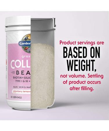 Garden of Life Grass Fed Collagen Beauty - Strawberry Lemonade 9.52 oz (270g) - Premium Collagen Supplement - Buy Online on GoSupps.com