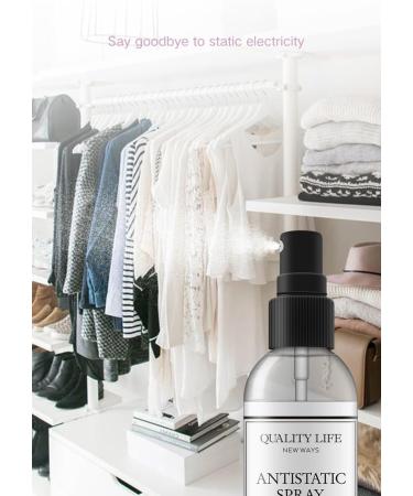 Static Shield Spray (2 Bottles) - Reduce Static in Clothes & Hair Anti-Frizz & Flat Crease Solution - Buy Online on GoSupps.com