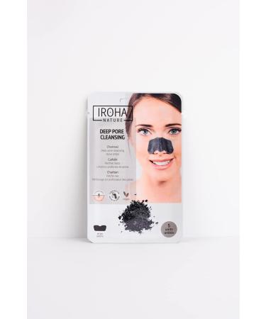 Iroha Nature - Detox Charcoal Nose Cleansing Strips Pack of 5 - Buy Online on GoSupps.com