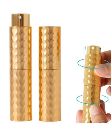 Fashion Base Refillable Perfume Bottle Atomizer for Travel Portable Easy Refillable Perfume Spray Pump Empty Bottle for men and women with 8ml Mini Pocket Size