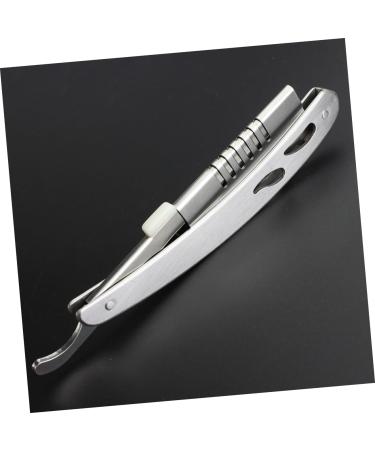 Minkissy Stainless Steel Razor Holder - Durable Hairdresser & Beard Razor Stand for Straight Blade & Knife - Buy Online on GoSupps.com