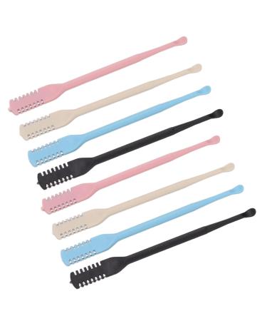 Fdit Multifunctional 8Piece Doubleheaded Nose Hair Trimmer Ear Scoop Nose Hair Scissors for Easy Cleaning Anytime Anywhere