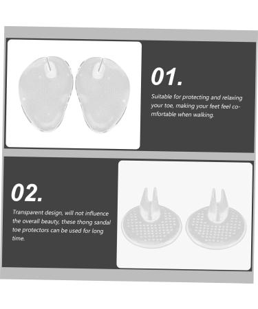 Buy 20 Pairs Clip Toe Pad Protectors - Silicone Toe Cushions for Thong Sandals & Big Toes - Comfort & Support for Forefoot - Buy Online on GoSupps.com