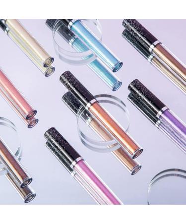Liquid Glitter Eyeshadow Shimmer Metallic Liquid Eye Shadow Waterproof Long Lasting Sparkling Metallic Liquid Eyeshadow for Women Halloween Decor - Buy Online on GoSupps.com