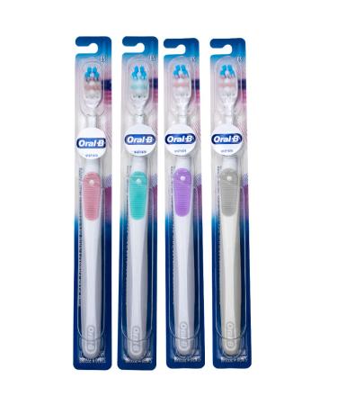 Oral-B Gum Care Extra Soft Toothbrush for Sensitive Teeth and Gums Compact Small Head (Colors Vary) - Pack of 4 - Buy Online on GoSupps.com