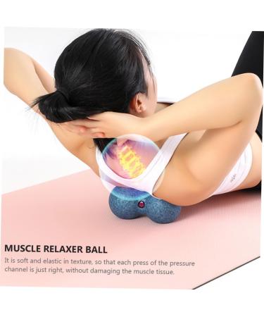 Healeved Fascia Ball - 1 Piece Foot & Back Massage Roller for Muscle Relief | EPP Blue Home Massage Device - Buy Online on GoSupps.com