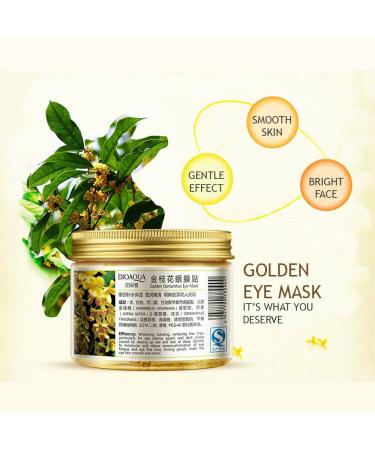 BIOAQUA Gold Osmanthus Lemon Eye Mask 80 Pcs - Collagen Gel Protein Nourishing for Women - Buy Online on GoSupps.com