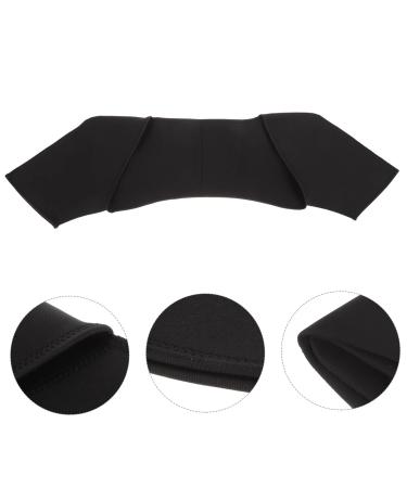 Shop Durable Basketball Shoulder Pads & Brace - Black Shoulder Support for Sports & Weightlifting - Double Shoulder Sleeve 77x17cm - Buy Online on GoSupps.com