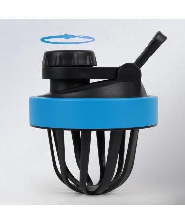 ROCKY&CHAO Stainless Steel 900ml Protein Mixer Shaker Bottle - Blue | Fitness Shaker for Men and Women - Buy Online on GoSupps.com