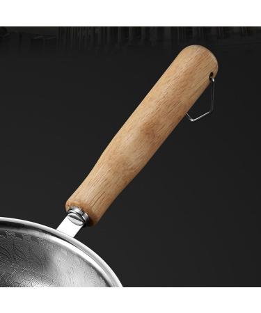 316 Stainless Steel Frying Pan Non-Stick Deep Pan Steak Pots Kitchen Utensil Suitable for Hobs Stainless Steel 316 Pan - Buy Online on GoSupps.com