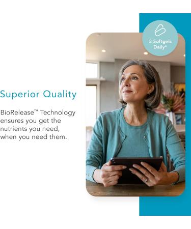 Nugevity Omega Max No Burp Fish Oil Dietary Supplement - Omega 3 EPA DHA Supplement for Heart Brain and Vision - Premium Fish Oil Co-Developed by NASA 60 ct Enteric Softgels (2000mg/serving) - Buy Online on GoSupps.com