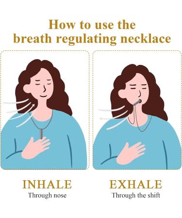 LINXINS Breathing Necklace 4PCS Relief Anxiety Necklace Stress Relief Mindful Necklace Portable Stress Relief Mindful Necklace Set Mindful Anapana Breathing Necklace Gifts for Unisex - Buy Online on GoSupps.com