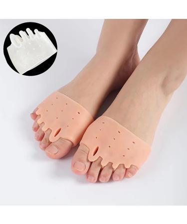 ALINZO Toe Separators - Bunion Corrector for Women & Men | Orthopedic Relief for Hallux Valgus | 4pc Set for Day & Night Support (Transparent) - Buy Online on GoSupps.com