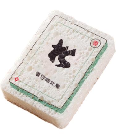 Dish Wash Sponge - Mahjong Design Dishes Sponge - Long-Lasting Wood Pulp Fiber Scrubber Sponge Kitchen Dish Bowl Cleaning Sponge for Dining Rooms Canteens Tosier North - Buy Online on GoSupps.com