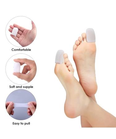 12 PCS Soft Gel Toe Protector for Toe Pain Relief - Silicone Toe Caps for Running and Walking - Toe Guards for Men and Women - Buy Online on GoSupps.com