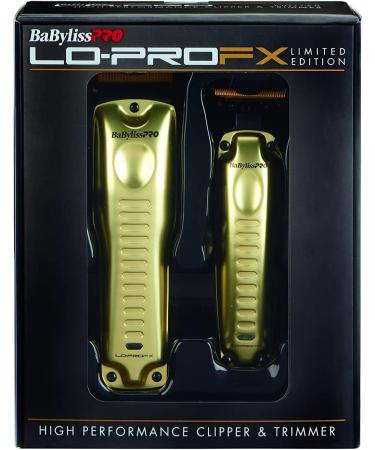 BaBylissPRO Limited Edition LO-PROFX High Performance Clipper and Trimmer - Gold - Buy Online on GoSupps.com