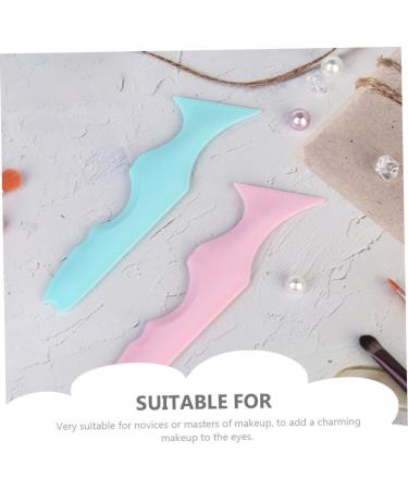 jojofuny 2pcs Silicone Beauty Ruler Lash Applicator Tool Eyeliner Guide Stencils Silicone Board Make up - Buy Online on GoSupps.com