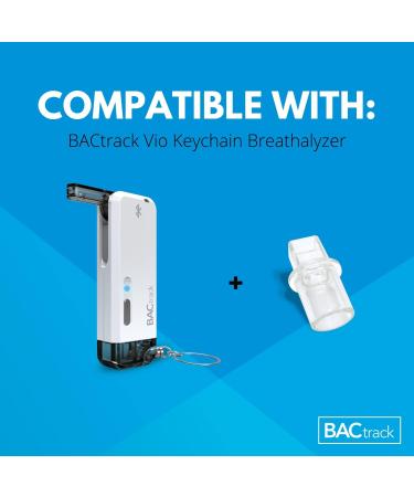BACtrack Keychain Breathalyzer Mouthpieces (20 Count) - Compatible with BACtrack Keychain, Go, Vio, and T60 Breath Alcohol Testers - Pack of 1 - Buy Online on GoSupps.com