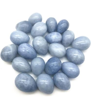 Crystal Natural Polished Blue Celestite Crystal Stones Shaped Stone Minerals Gem Balancing Collectibles with Base 1pc (Color : Light Grey Size : 40x25mm) 40x25mm Light Grey - Buy Online on GoSupps.com