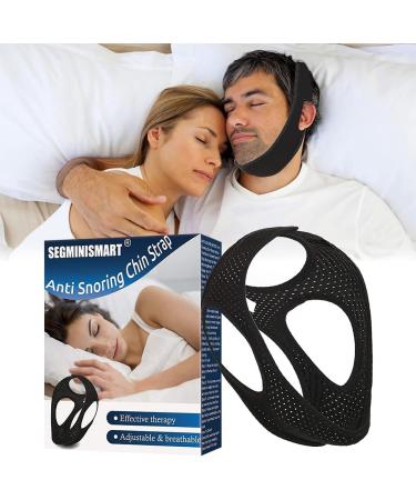 Buy Anti Snoring Chin Straps - Effective Snoring Stopper | 2024 Update | Black Snoring Equipment - Buy Online on GoSupps.com