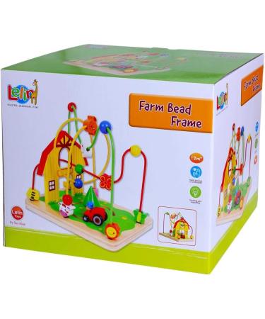 Sky-Blue L10062 Wooden Mototrik Loop | Colorful Labyrinth Farm Toy for Kids | International Shipping Available - Buy Online on GoSupps.com