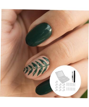 Housoutil 1 Set Nail Set Strengthen Nail Polish White Plastic - Buy Online on GoSupps.com