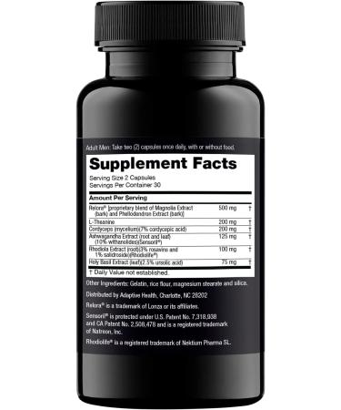 Nugenix Cortisol Control - Adrenal Support Supplement for Men | 60 Capsules - Buy Online on GoSupps.com