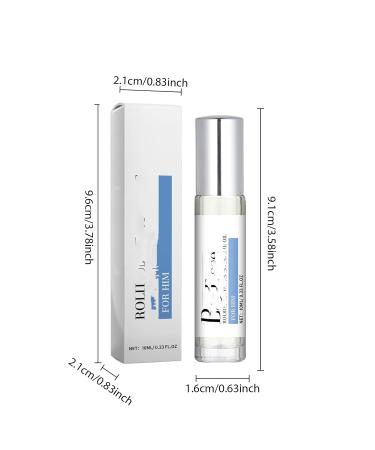 Valentine's Day Sale Box Rose Perfume Oil For Man Long Lasting Roll On Perfume Oil Portable Perfume for Male-2pcs - Buy Online on GoSupps.com