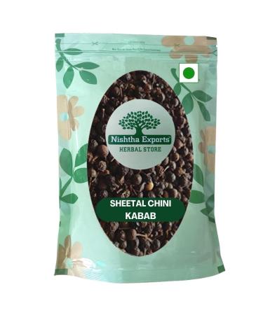 RAW HERB/JADI BOOTI DRIED SHITAL CHINI KABAB CHINI ALLSPICE ALL SPICE TAILED PEPPER KAWAB CHINI PIPER CUBEBA (50GM) 100 g (Pack of 1)