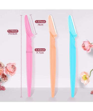 15 Pack Eyebrow Razor and Face Shavers for Women - Precision Dermaplaning Tool in 3 Colors - Multipurpose Exfoliating Facial Razor Set with Precision Cover - Buy Online on GoSupps.com