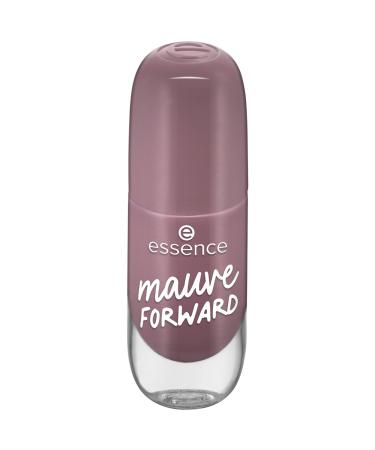 Essence Cosmetics Gel Nail Color Gellack Nailack No. 24 Mauve Forward Braun Expresser Long -lasting color -intensive gelig glossy without acetone vegan microplastics particles free (8ml)
