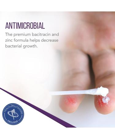 HEALTH & OUTDOORS Bacitracin Zinc Ointment USP - Antibiotic Ointment for Minor Cuts Scrapes Diaper Rashes Wound Care Burns and First Aid 48 Packets - Buy Online on GoSupps.com