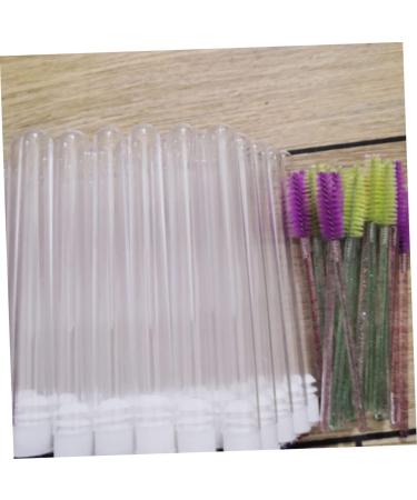 FOYTOKI 10pcs Hollow with Drill Mascara Tube and Brush Eye Gloss Dispenser Lip Gloss Tube Eyelash Woman 11x1.2cm Random Color - Buy Online on GoSupps.com