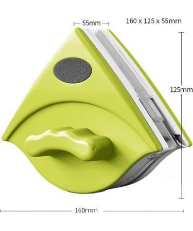 Triangle Magnetic Suction Double-Sided Magnetic Window Cleaner Wiper Double Side Magnetic Window Cleaner Household Glass Cleaning Tools for High-Rise and Car Glazed Windows - Buy Online on GoSupps.com