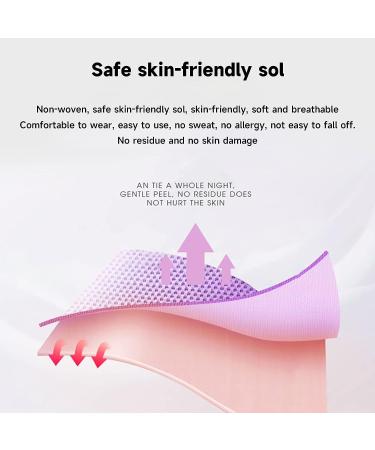 Sleep Mouth Tape 30 Pcs - Anti-Suffocation Design - Stretchable Mouth Sleep Aid - Pink (65mm*45mm) - Buy Online on GoSupps.com