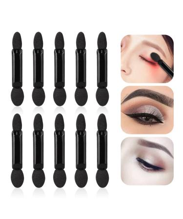 Akoak 20 Pcs Black Disposable Eyeshadow Brushes - Double Head Makeup Applicators for Professionals & Home Use - Buy Online on GoSupps.com