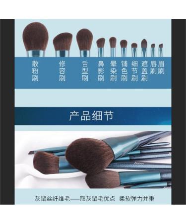 Buy Galaxy Makeup Set - Bionic Ash Brushes Loose Powder & Blush Brush | International Shipping Available - Buy Online on GoSupps.com