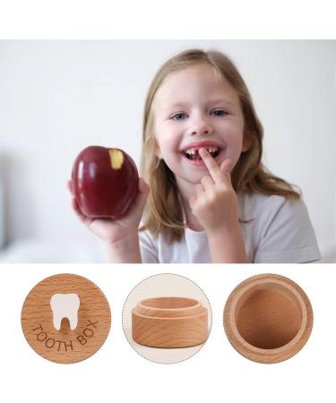 LUTER 3D Wooden Tooth Fairy Box - Cute Keepsake Tooth Holder for Boys and Girls - Buy Online on GoSupps.com