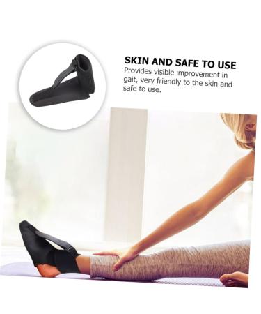 NOLITOY Foot Support for Drop Foot & Sprain - Adjustable AFO Fabric Protector for Men & Women - 36.5x13cm Black - Buy Online on GoSupps.com