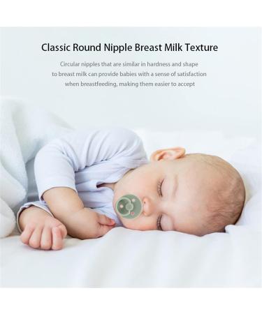Colour Dummies 4 Pack - BPA Free Baby Pacifiers Round Nipple Soothers for 0-18 Months - Natural Rubber Latex - Buy Online on GoSupps.com