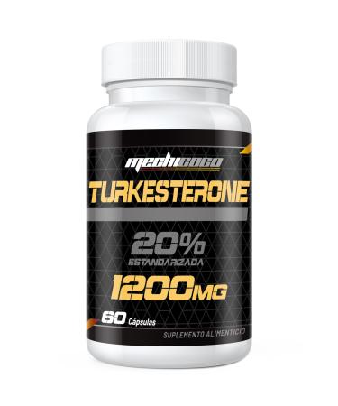 Turkesterone Supplement 1200mg Ajuga Turkestanica Extract - High Strength Standardized to 20% Turkesterone Muscle Growth & Strength - Vegan Free from Soy Additives 60 count (Pack of 1)