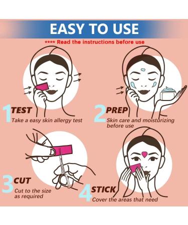 Face Lifting Tape - Sfuchin 2.5cm x 500cm Anti-Folding Multifunction Facial Tape - High Elastic Lip & Wrinkle Patches - 2 Rolls Pink for Instant Lift & Smooth Skin - Buy Online on GoSupps.com