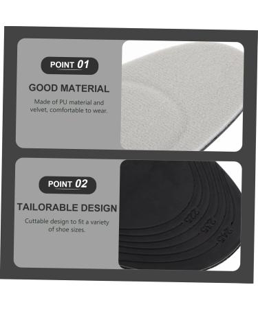 NOLITOY Height Increase Insoles - Elastic Absorption Heel Cushions for Sports Shoes | Arch Support Inserts for Boot & Shoe Pad - Buy Online on GoSupps.com