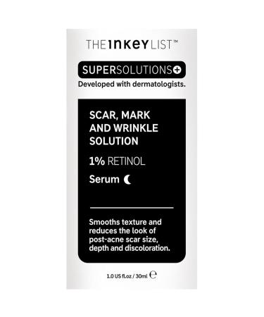 INKEY List SuperSolutions 1% Retinol Serum for Face & Neck - Reduces Scars Wrinkles & Improves Skin Tone | Healthy-Looking Skin - 1.01 fl oz - Buy Online on GoSupps.com