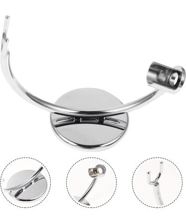 Beaupretty Metal Razor Holder & Razing Rack - Silver Shaving Stand for Safety Razors | Perfect Gift | 10.5x8.7cm - Buy Online on GoSupps.com